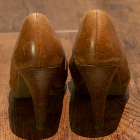 2 for $30 Aldo leather braided heels - Picture 2 of 5